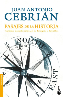 Juan Antonio Cebrian Pasajes De La Historia
