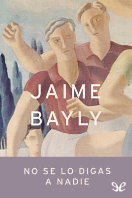Jaime Bayly No se lo digas a nadie