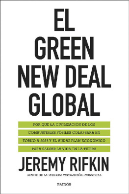 Jeremy Rifkin El Green New Deal global