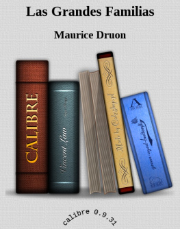 Maurice Druon Las Grandes Familias