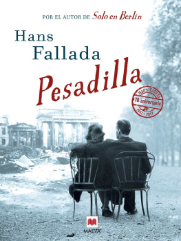Hans Fallada Pesadilla (Éxitos literarios) (Spanish Edition)