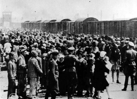 Birkenau Llegada de prisioneros judíos desde Hungría Birkenau Llegada - photo 32