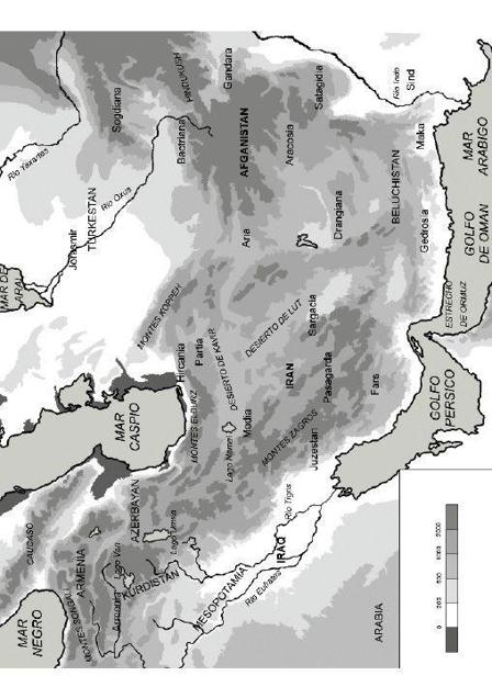 Mapa físico de Irán y de los territorios vecinos Por su parte el término - photo 2