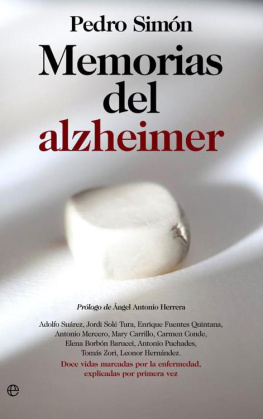 Pedro Simón Memorias del Alzheimer
