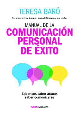 Baró Catafau Manual de la comunicación personal de éxito