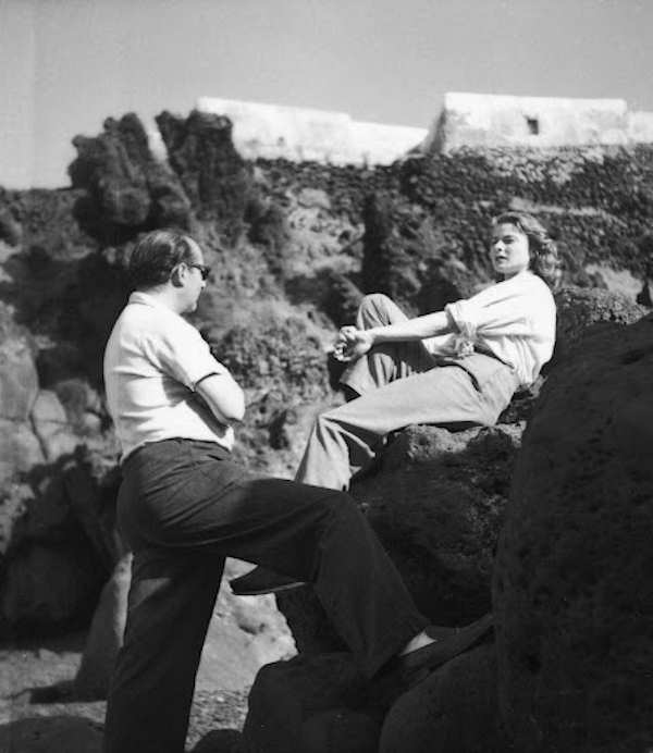 Rossellini e Ingrid Bergman en un descanso del rodaje de Stromboli Notas 1 - photo 22