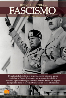 Iñigo Bolinaga Breve historia del Fascismo (Spanish Edition)