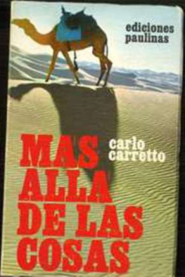 Carlo Carretto - Más allá de las cosas