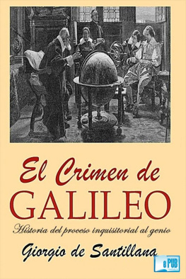 Giorgio de Santillana - El Crimen de Galileo