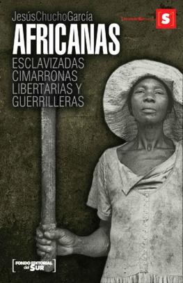 Jesús García Africanas; esclavizadas, cimarronas, libertarias y guerrilleras (Spanish Edition)
