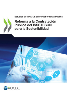 OECD - Reforma a la Contratación Pública del ISSSTESON para la Sostenibilidad