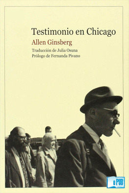 Allen Ginsberg - Testimonio en Chicago
