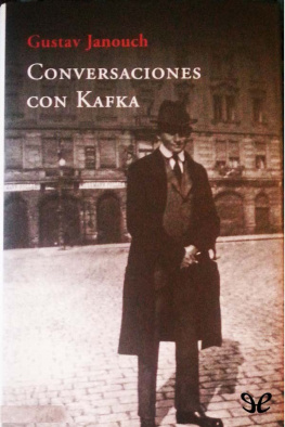 Gustav Janouch Conversaciones con Kafka