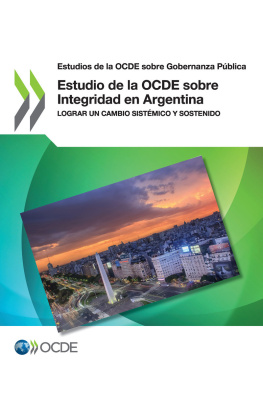 OECD Estudio de la OCDE sobre Integridad en Argentina