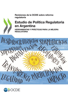 OECD - Estudio de Política Regulatoria en Argentina