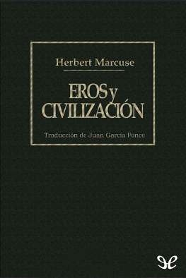 Herbert Marcuse Eros y civilización