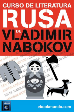 Vladimir Nabokov Curso de literatura rusa