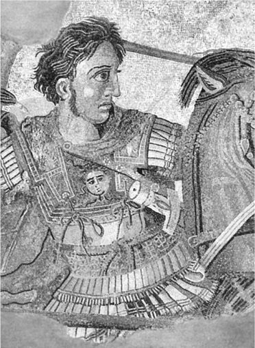 Fragmento del mosaico de la casa del Fauno de Pompeya Representa a Alejandro - photo 5