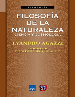 Evandro Agazzi Filosofía de la naturaleza. Ciencia y cosmología