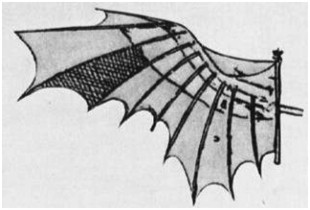 ALA DE PÁJARO Diseño de Leonardo da Vinci Creó el paracaídas y un tornillo o - photo 3