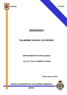 Oscar Tarrero Alonso El Islamismo Radical en España