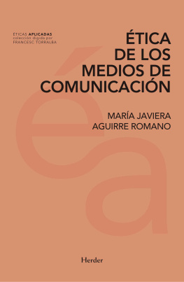 María Javiera Aguirre Ética de los medios de comunicación