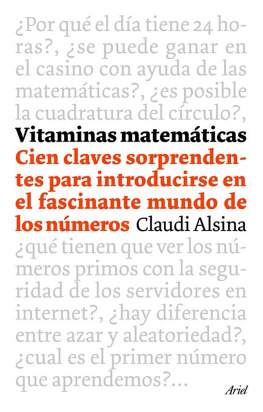 Claudi Alsina - Vitaminas matemáticas