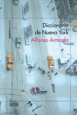 Alfonso Armada - Diccionario de Nueva York