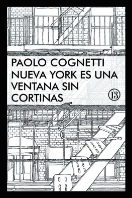 Paolo Cognetti Nueva York es una ventana sin cortinas