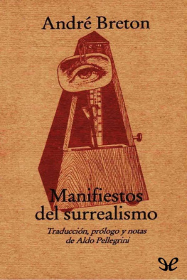 André Breton Manifiestos del surrealismo