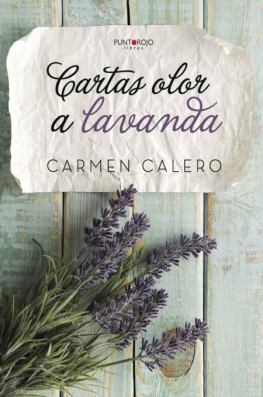 Carmen Calero Cartas Olor a Lavanda