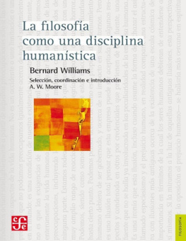 Bernard Williams La filosofía como una disciplina humanística