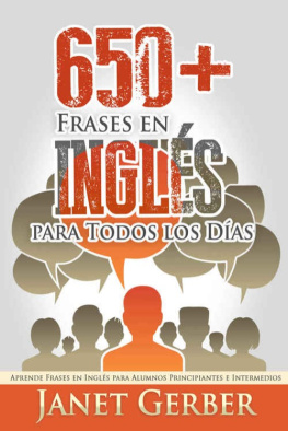 Janet Gerber - 650+ frases en inglés para todos los días