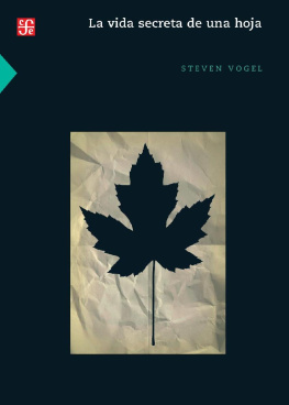 Steven Vogel La vida secreta de una hoja