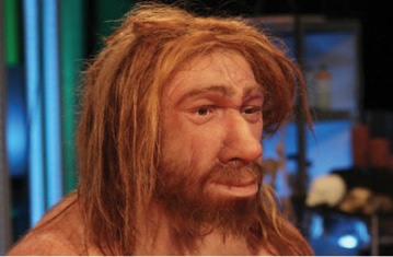 Reconstrucción de un hombre de neandertal elaborada por Viktor Deak en 2012 - photo 3