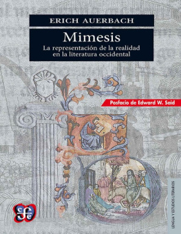 Erich Auerbach - Mimesis. La representación de la realidad en la literatura occidental