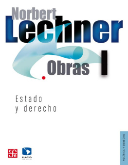 Norbert Lechner - Estado y derecho