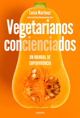 Lucía Martínez Vegetarianos concienciados