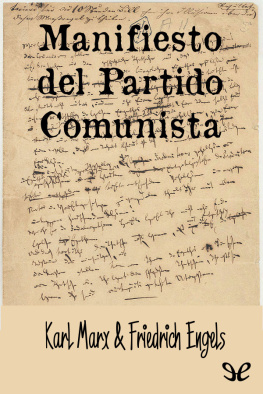 Karl Marx Manifiesto del Partido Comunista [Trad. de José Rafael Herrera]