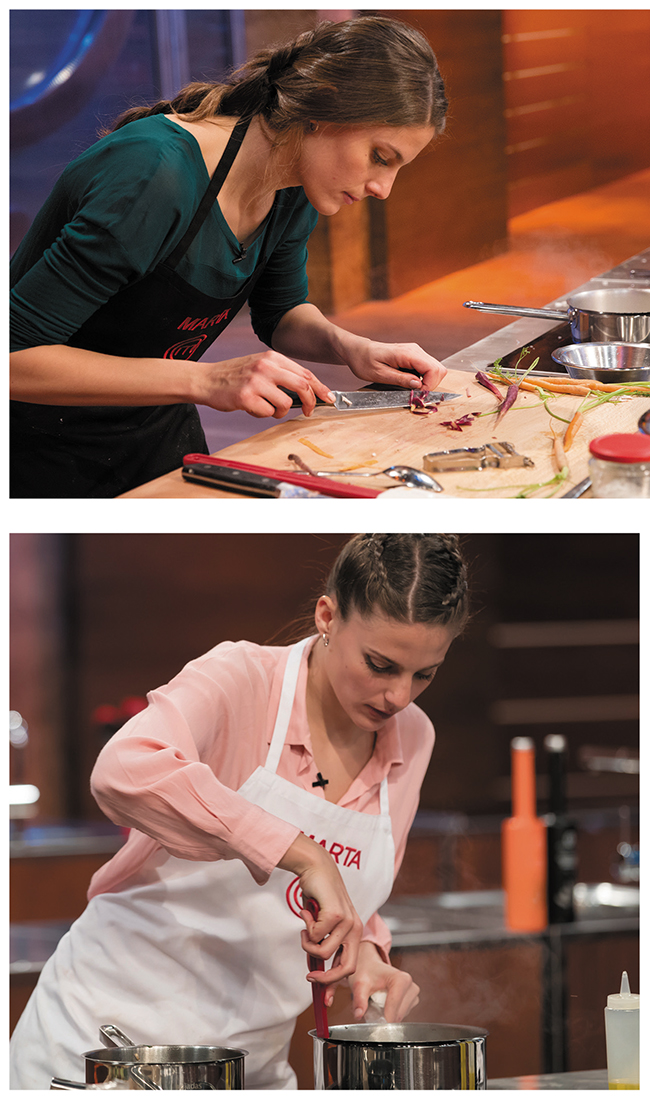 Los mejores momentos de Marta Marta entró en el programa cocinando un lomo de - photo 4