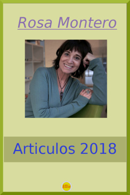 Rosa Montero - Articulos 2018