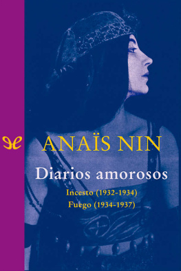 Anaïs Nin Diarios amorosos