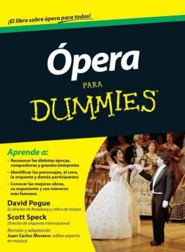 David Pogue Ópera para Dummies