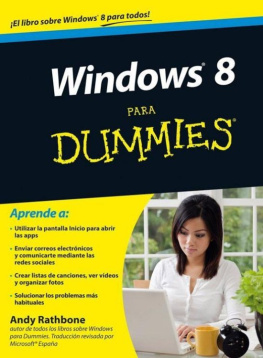 Andy Rathbone Windows 8 para Dummies