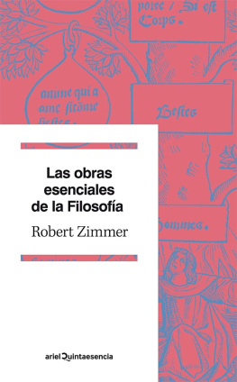Robert Zimmer Las obras esenciales de la Filosofía
