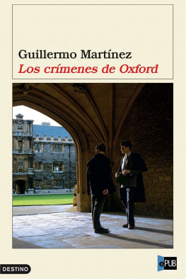 Guillermo Martinez Los Crimenes de Oxford