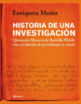Enriqueta Muñiz - Historia de una investigación