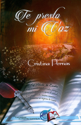Cristina Pernas - Te presto mi voz