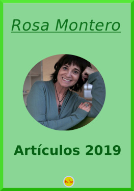 Rosa Montero Articulos 2019