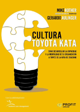 Mike Rother Cultura Toyota Kata